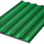 Teglia per baguette teflonata verde